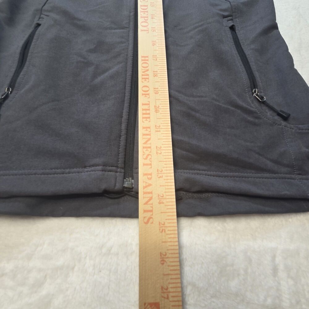 The North Face FlashDry Gray Softshell Jacket Full Zip Women’s Size Small - Picture 6 of 8
